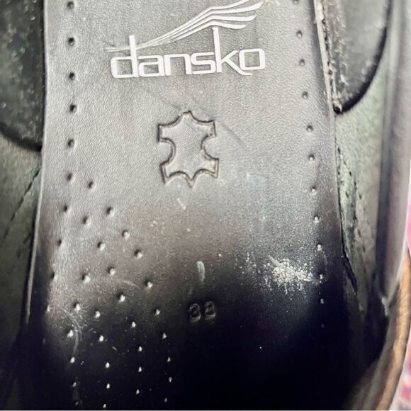 Dansko Women's Professional Clog Multicolor Patent Leather Size 38 - Picture 7 of 9